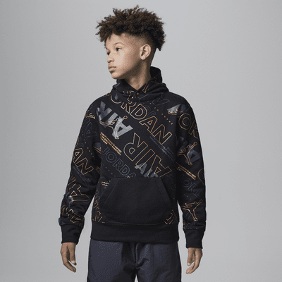 NIKE公式】ジョーダン エア ブラック＆ゴールド プルオーバー